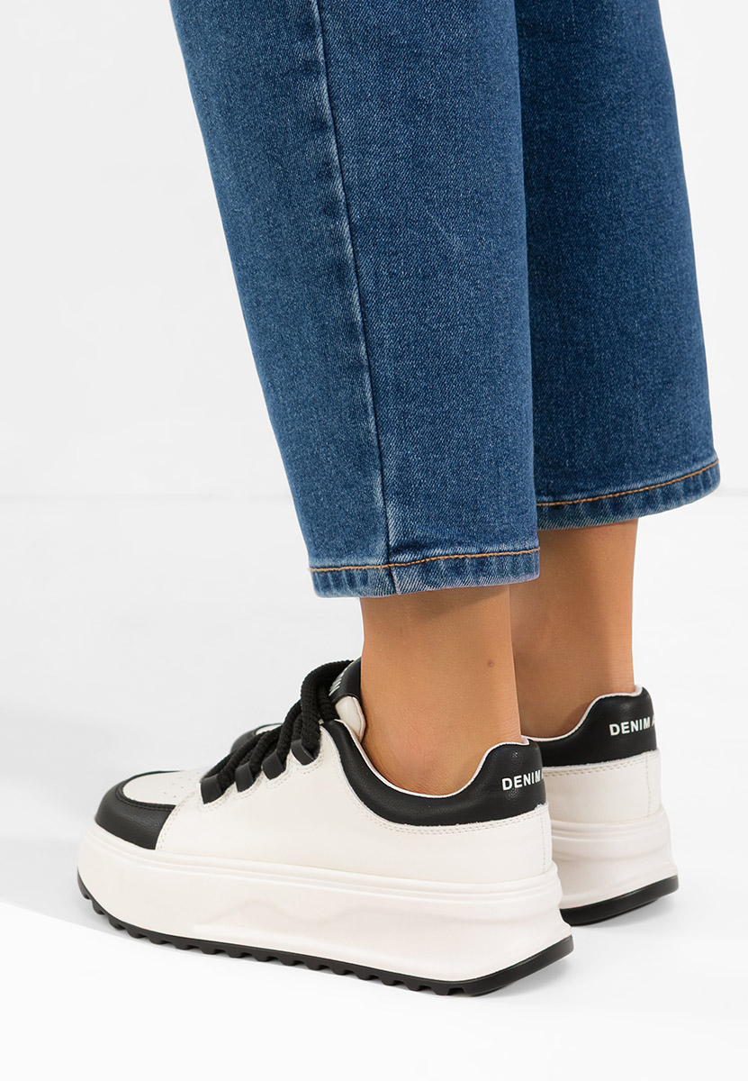 Białe sneakersy damskie Clarra V2