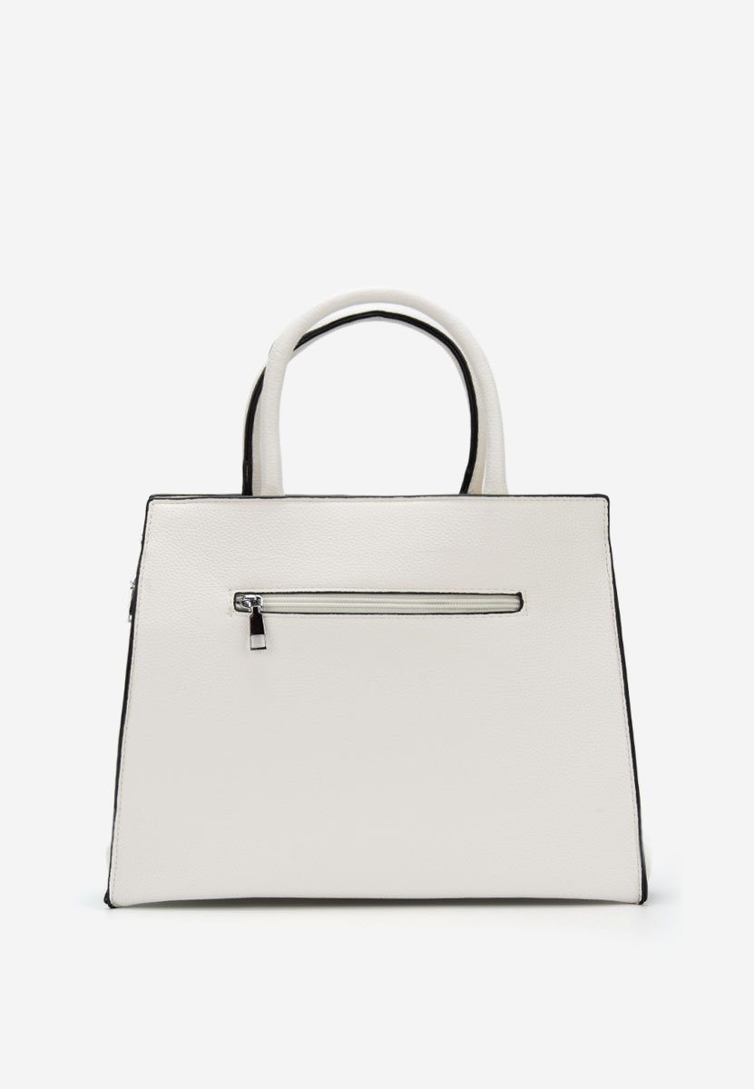 Białe torebka do biura Georginia