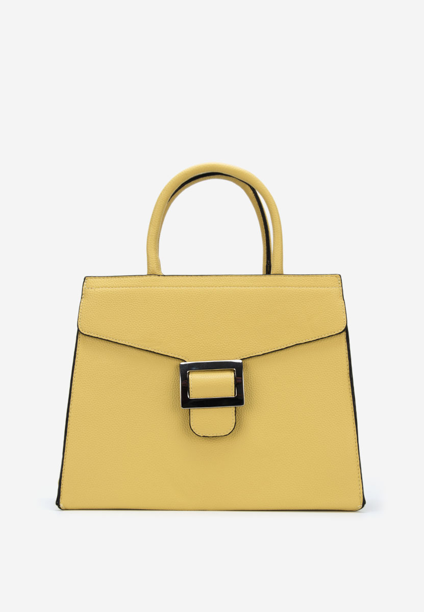 Żółte torebka do biura Georginia a