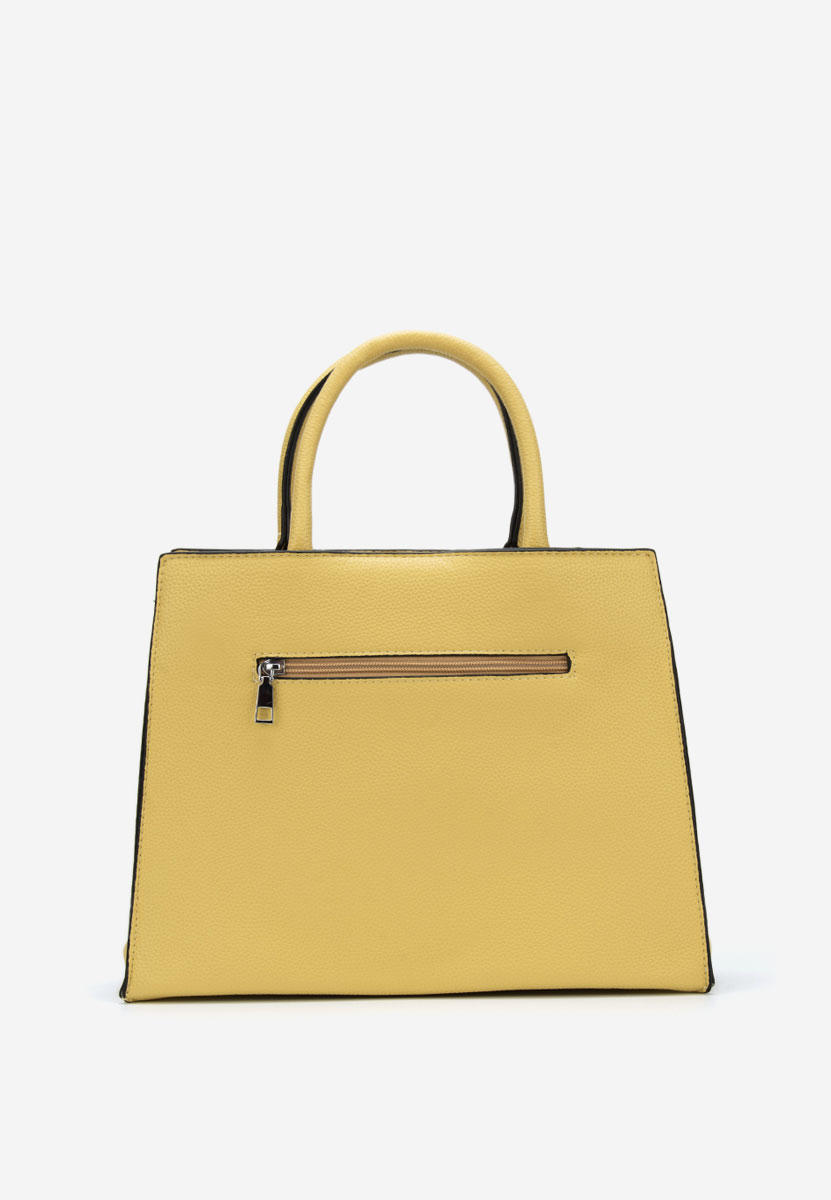 Żółte torebka do biura Georginia a