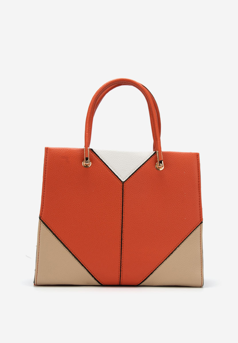 Pomarańczowe torebka do biura Cremliana