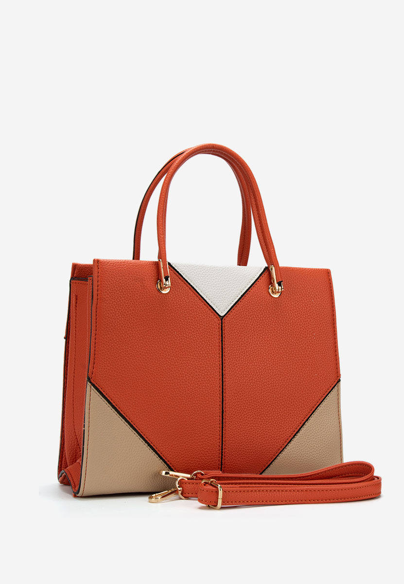 Pomarańczowe torebka do biura Cremliana