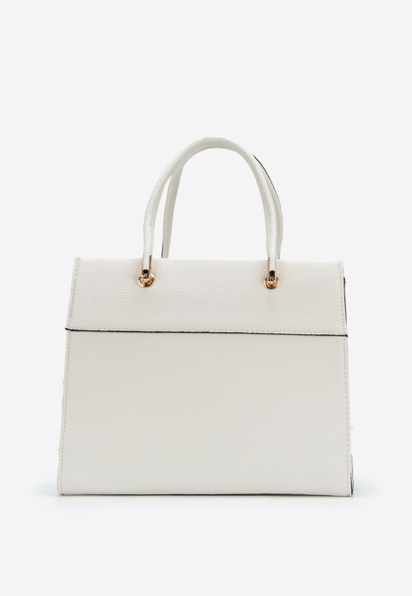 Białe torebka do biura Cremliana