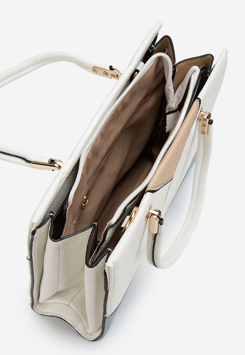 Białe torebka do biura Cremliana