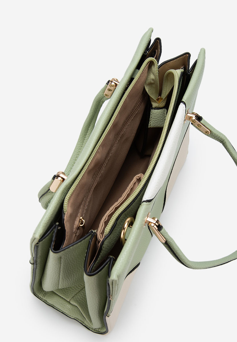 Zielone torebka do biura Cremliana