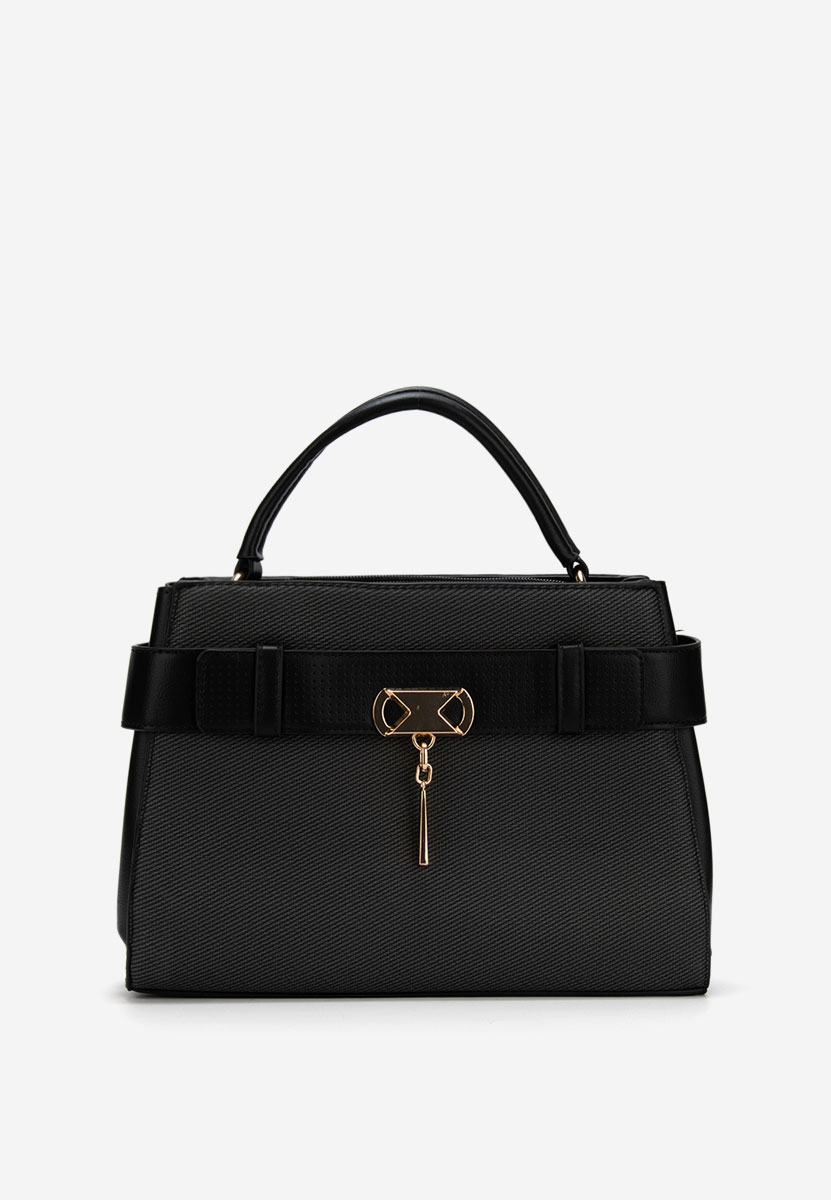 Czarna torebka do ręki Marana