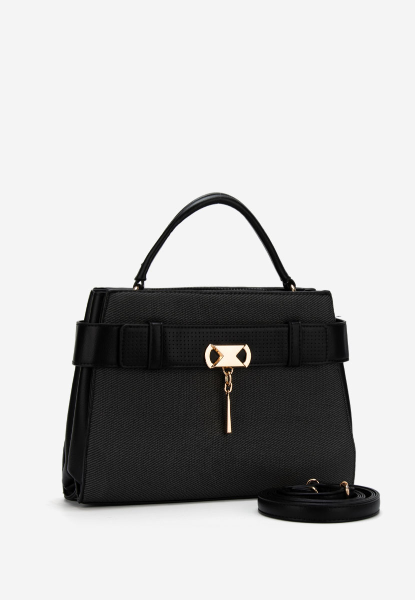 Czarna torebka do ręki Marana