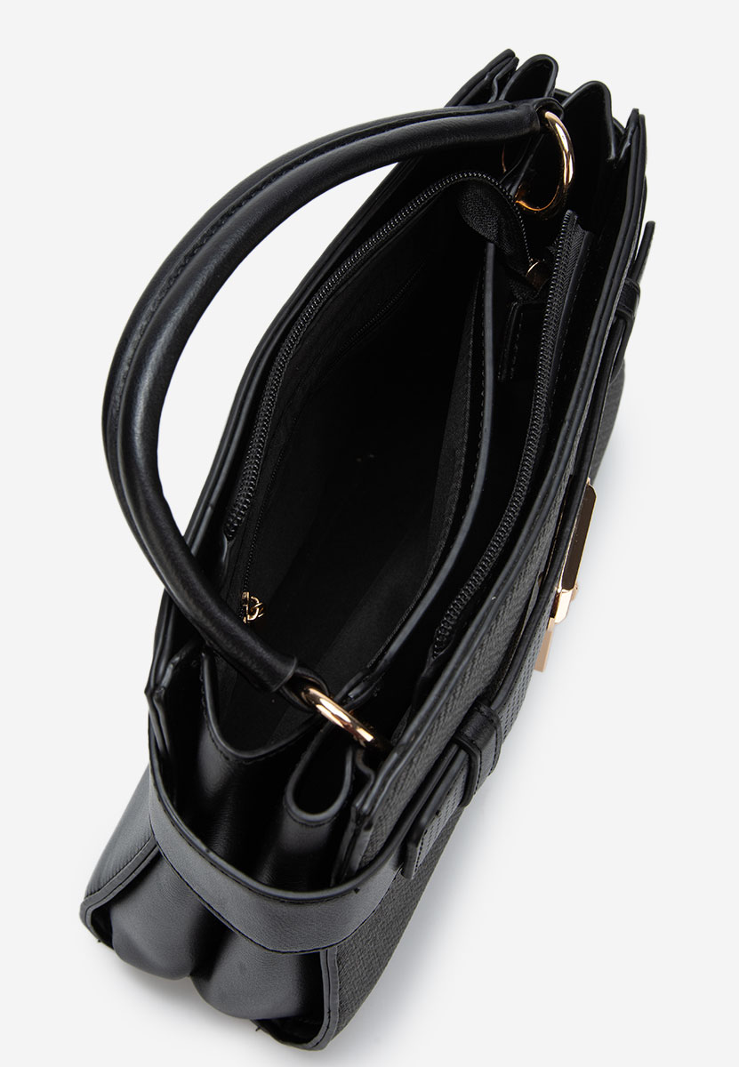 Czarna torebka do ręki Marana