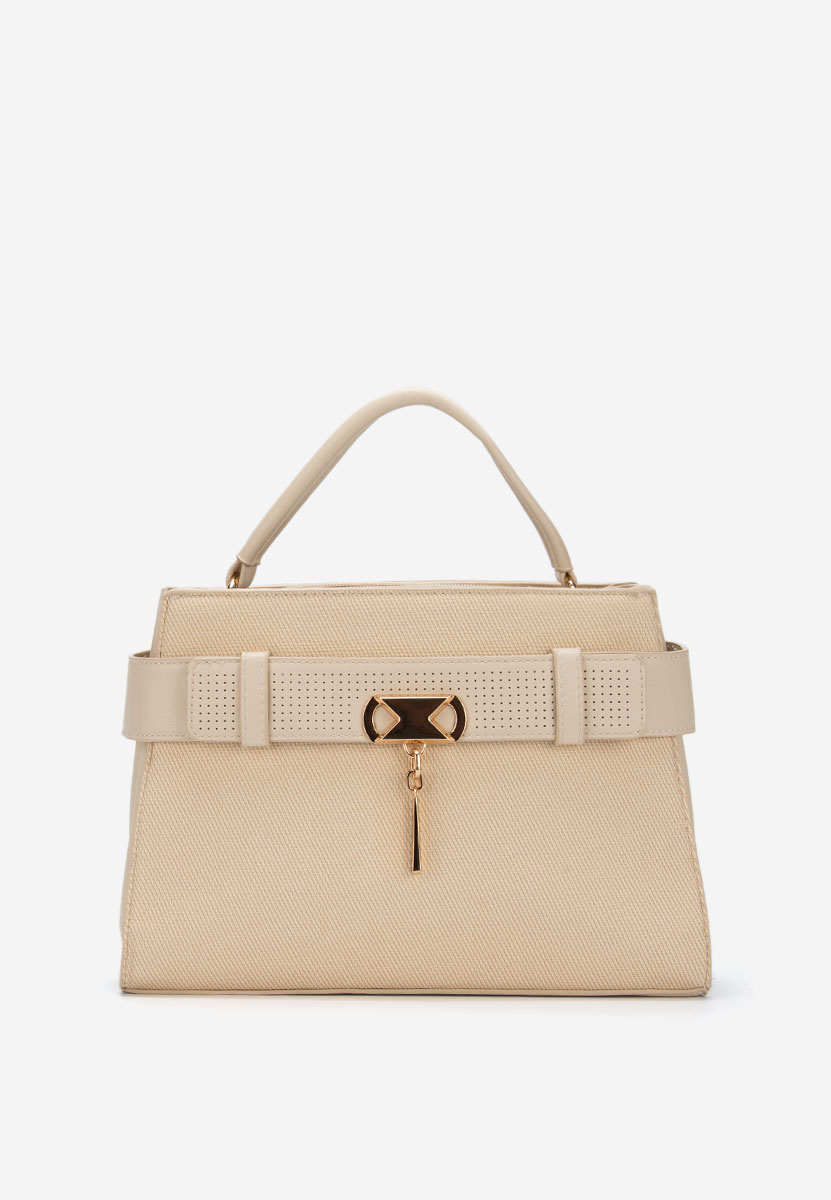 Beżowe torebka do ręki Marana