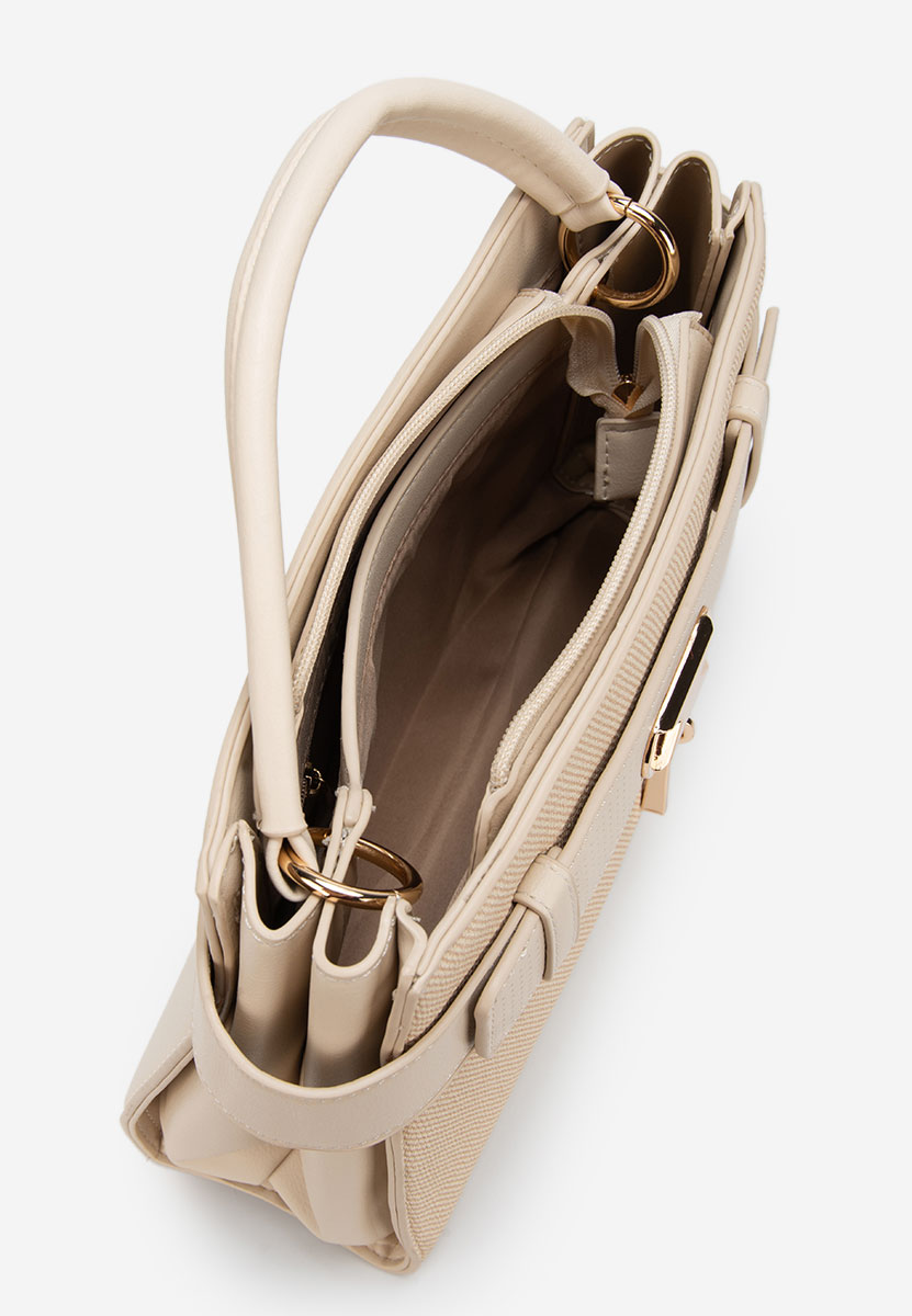 Beżowe torebka do ręki Marana