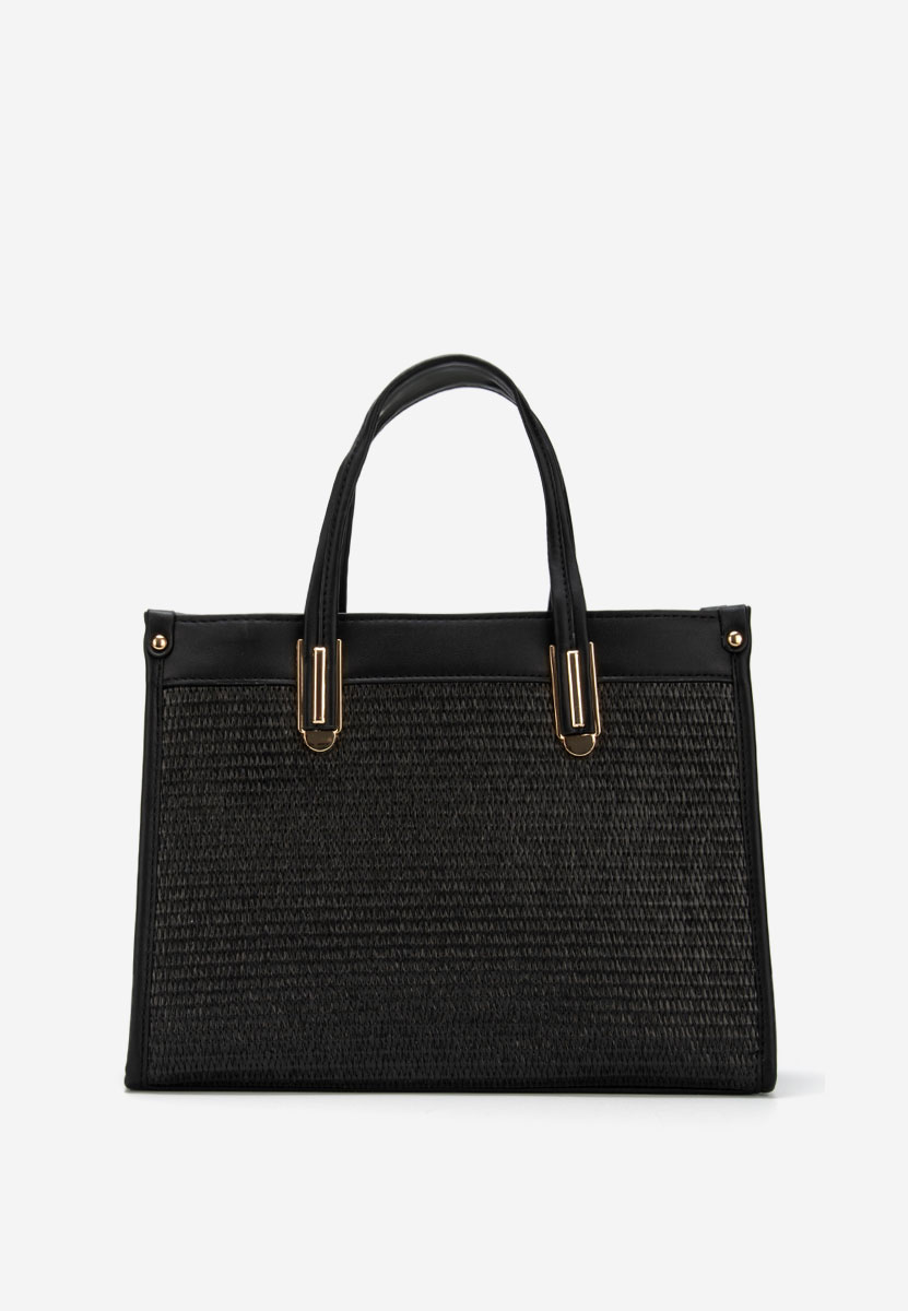 Czarna torebka do ręki Tiamara