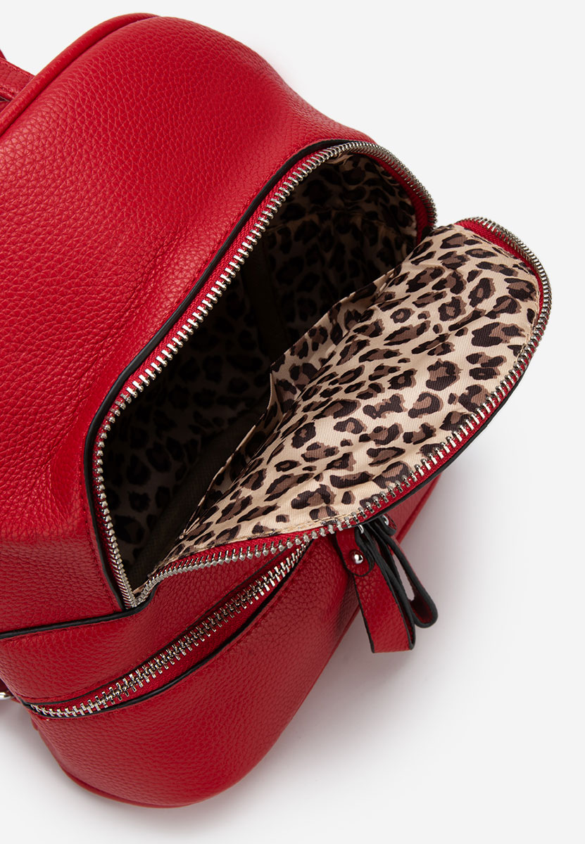 Czerwone plecak damska Izaelya