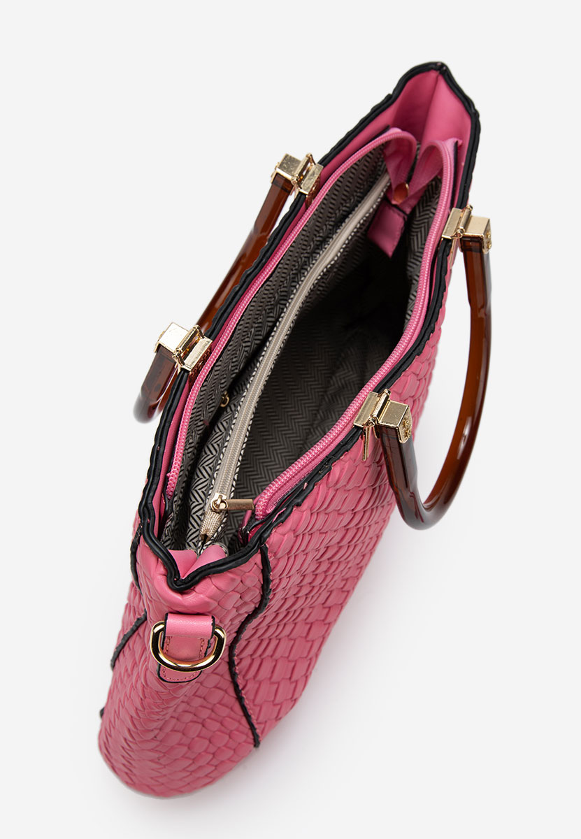 Fuksjowe torebka do ręki Louisana