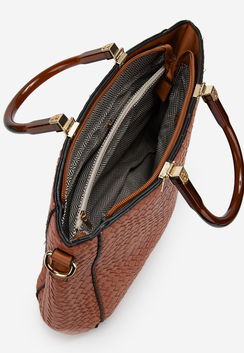 Brązowe torebka do ręki Louisana