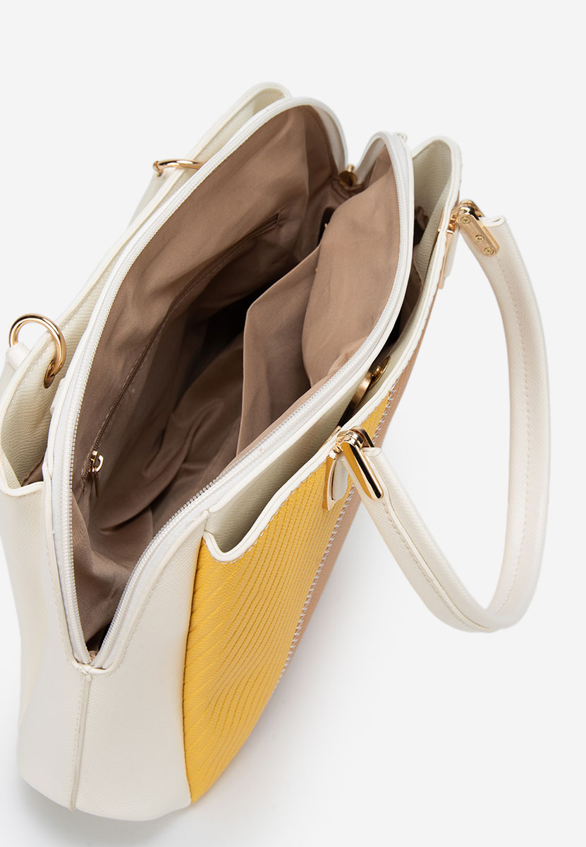 Białe torebka do ręki Olema