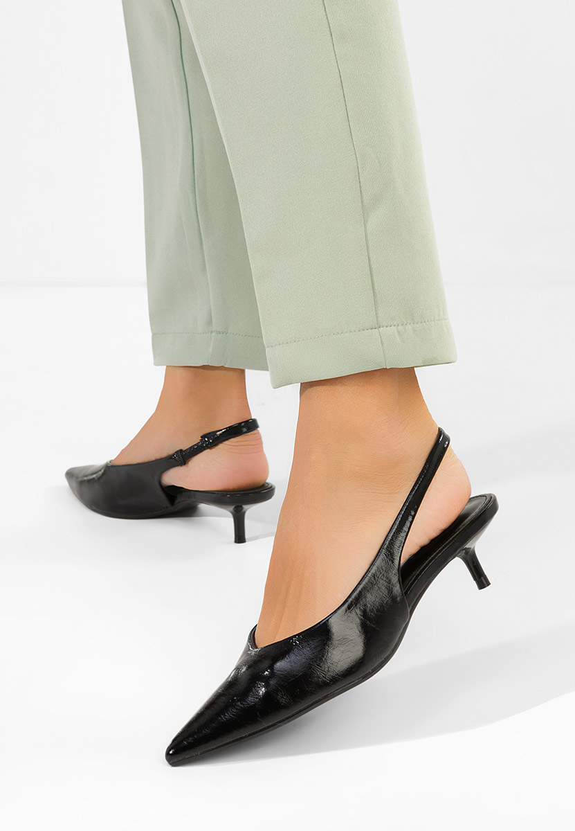 Czarne czółenka bez pięt Nirvania