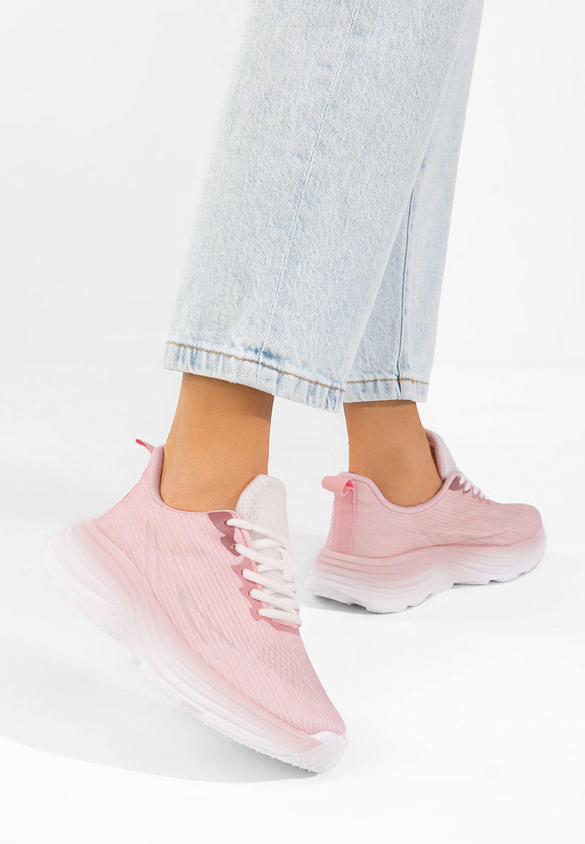 Różowe sneakersy damskie Emetiana