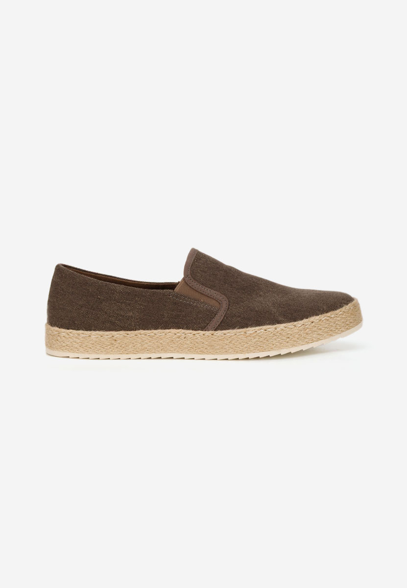 Brązowe espadryle męskie Zoltan