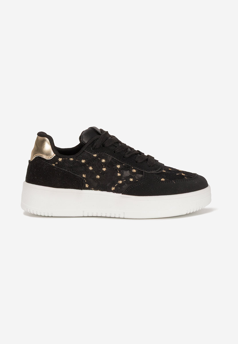 Czarne sneakersy damskie Beckie