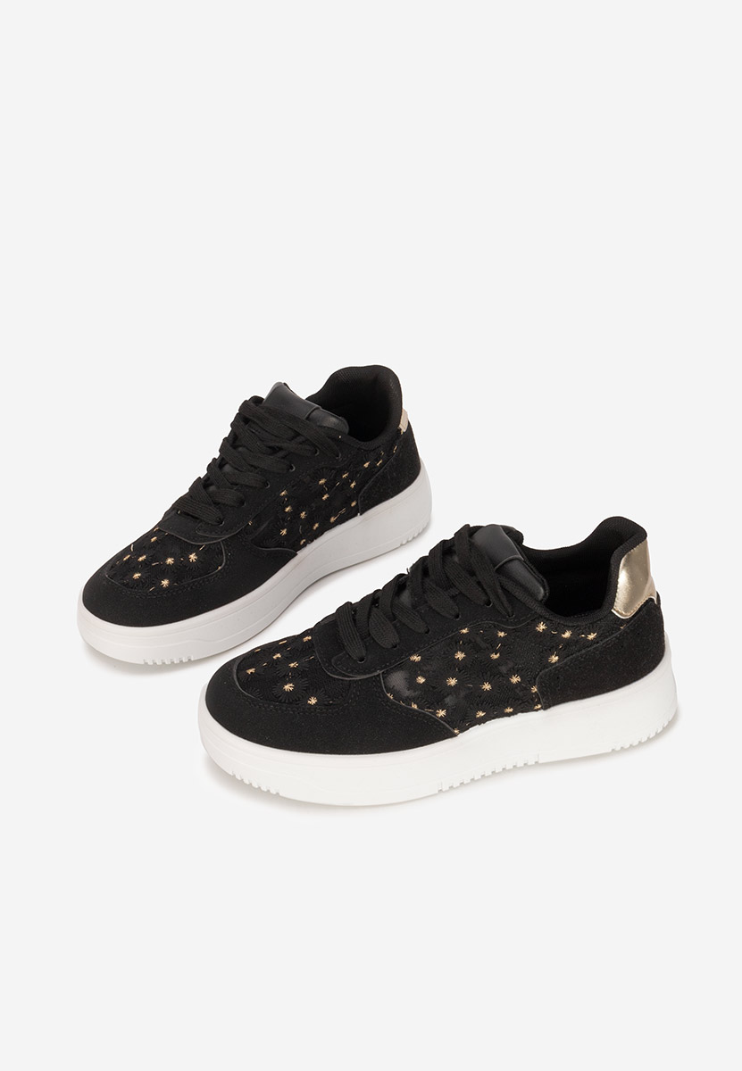Czarne sneakersy damskie Beckie