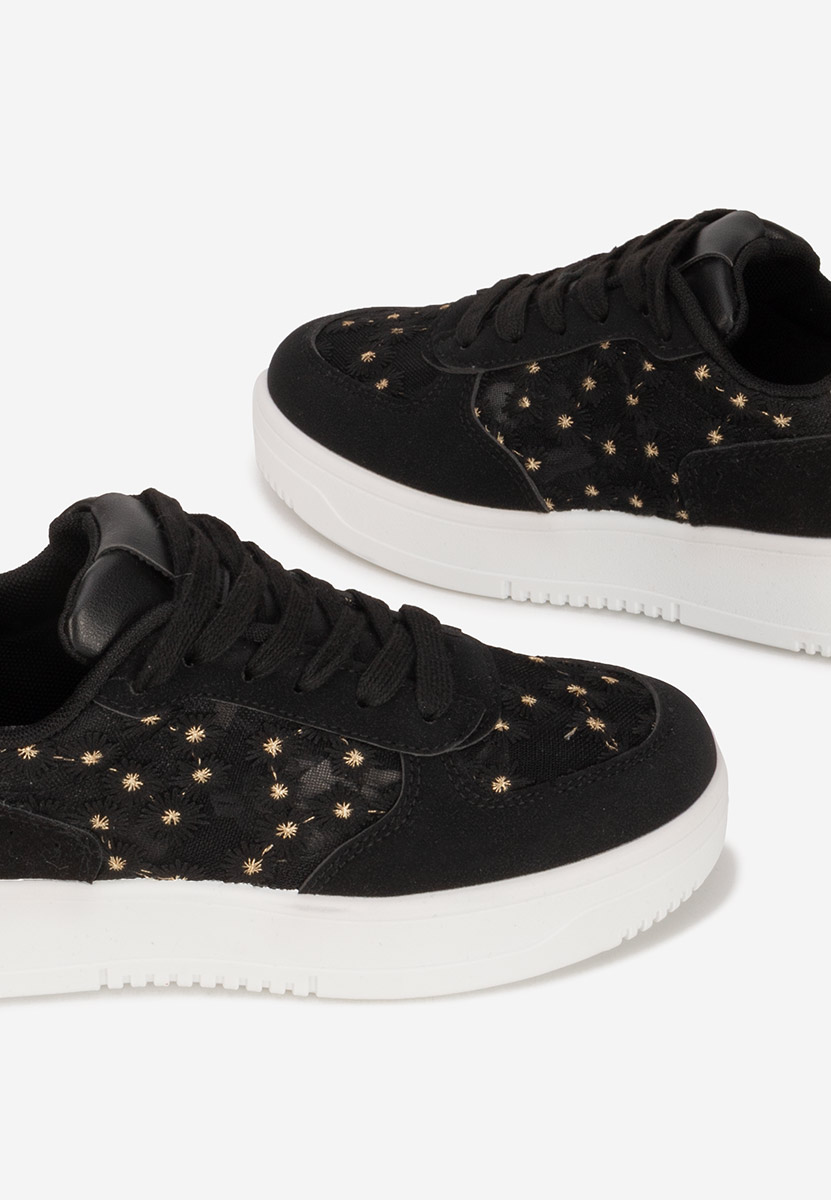 Czarne sneakersy damskie Beckie