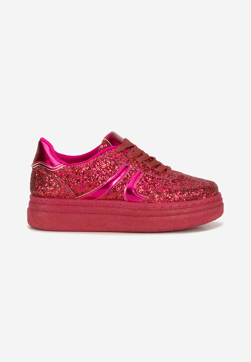 Fuksjowe sneakersy damskie Zareena