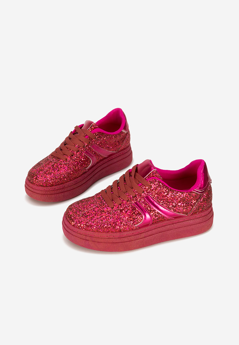 Fuksjowe sneakersy damskie Zareena