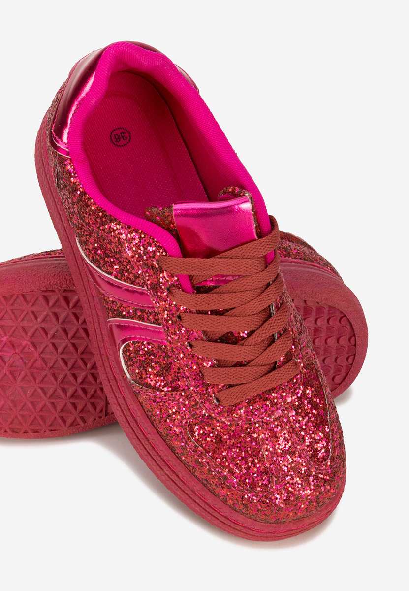 Fuksjowe sneakersy damskie Zareena