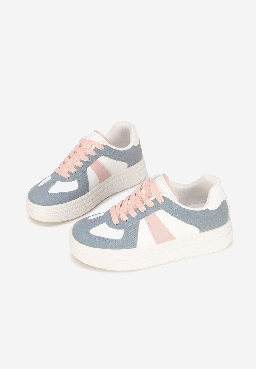 Wielokolorowy sneakersy na platformie Serinia