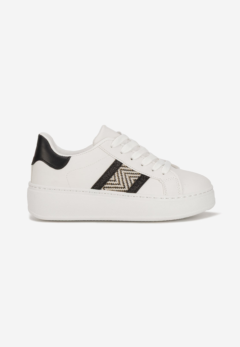 Białe sneakersy na platformie Atenia V2