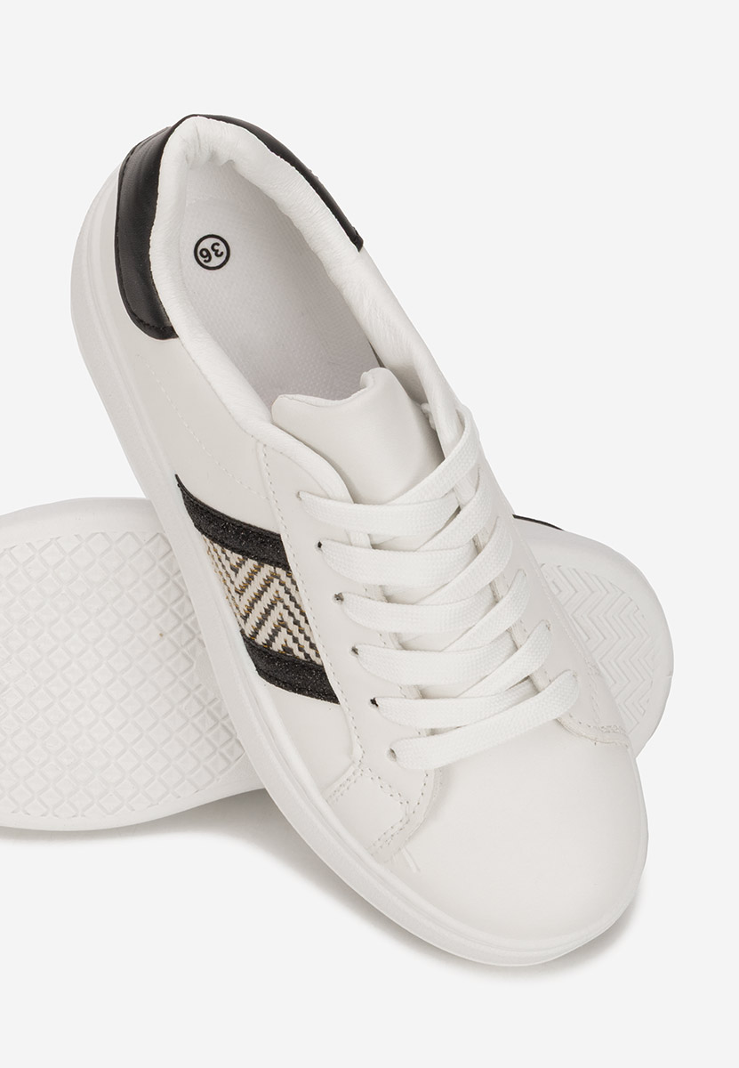Białe sneakersy na platformie Atenia V2