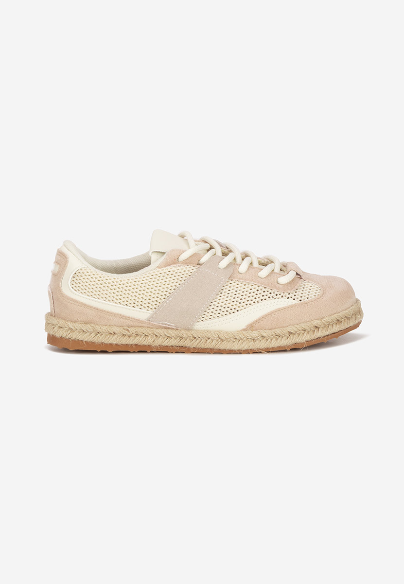 Beżowe sneakersy damskie Dianka