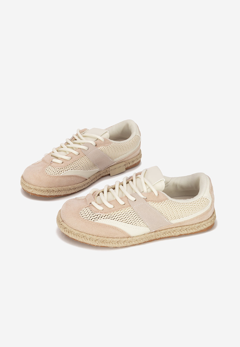 Beżowe sneakersy damskie Dianka