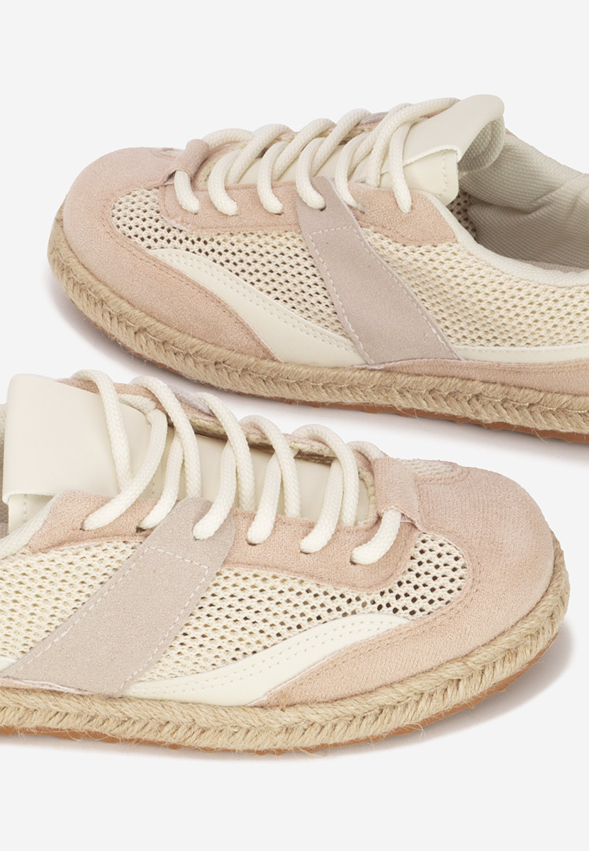 Beżowe sneakersy damskie Dianka