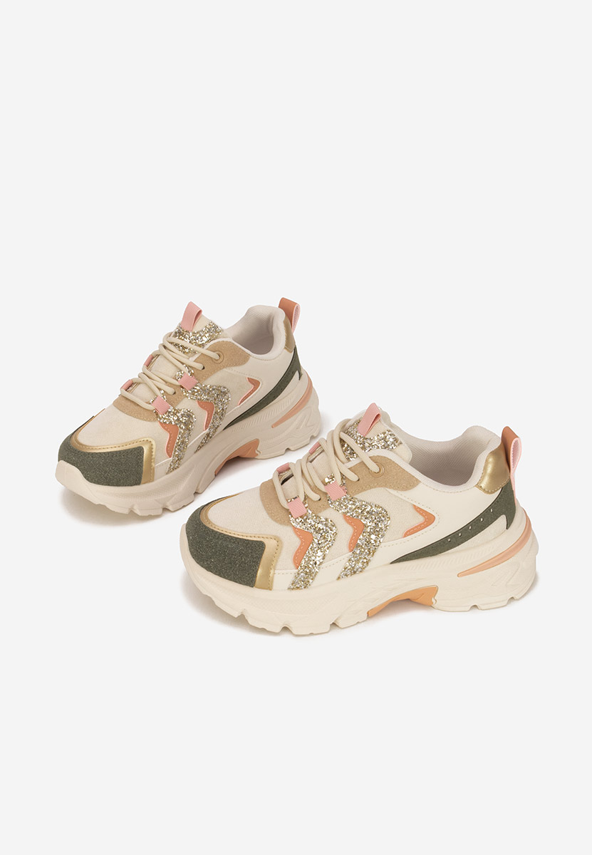 Wielokolorowy sneakersy na platformie Odinea V2