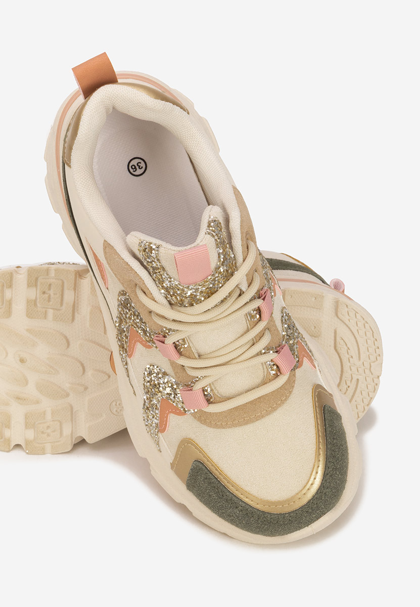 Wielokolorowy sneakersy na platformie Odinea V2