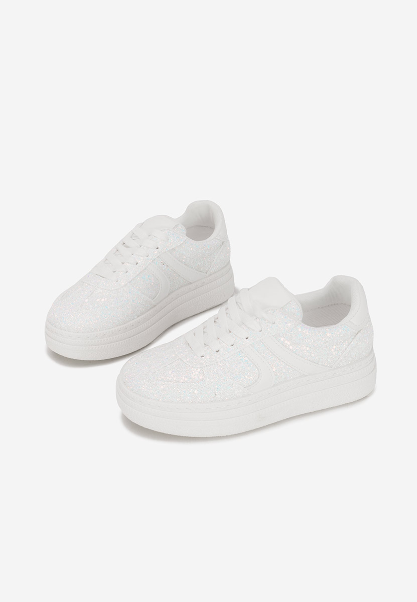 Białe sneakersy damskie Zareena