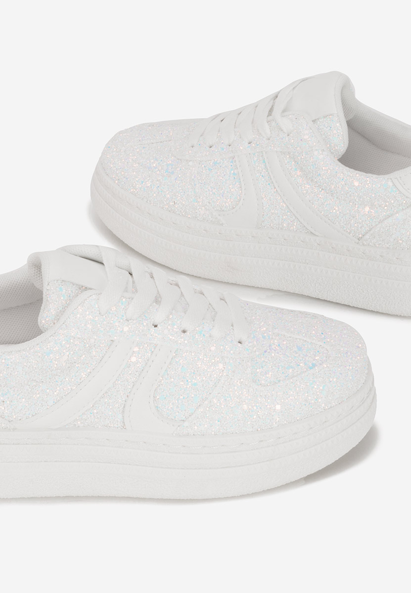 Białe sneakersy damskie Zareena