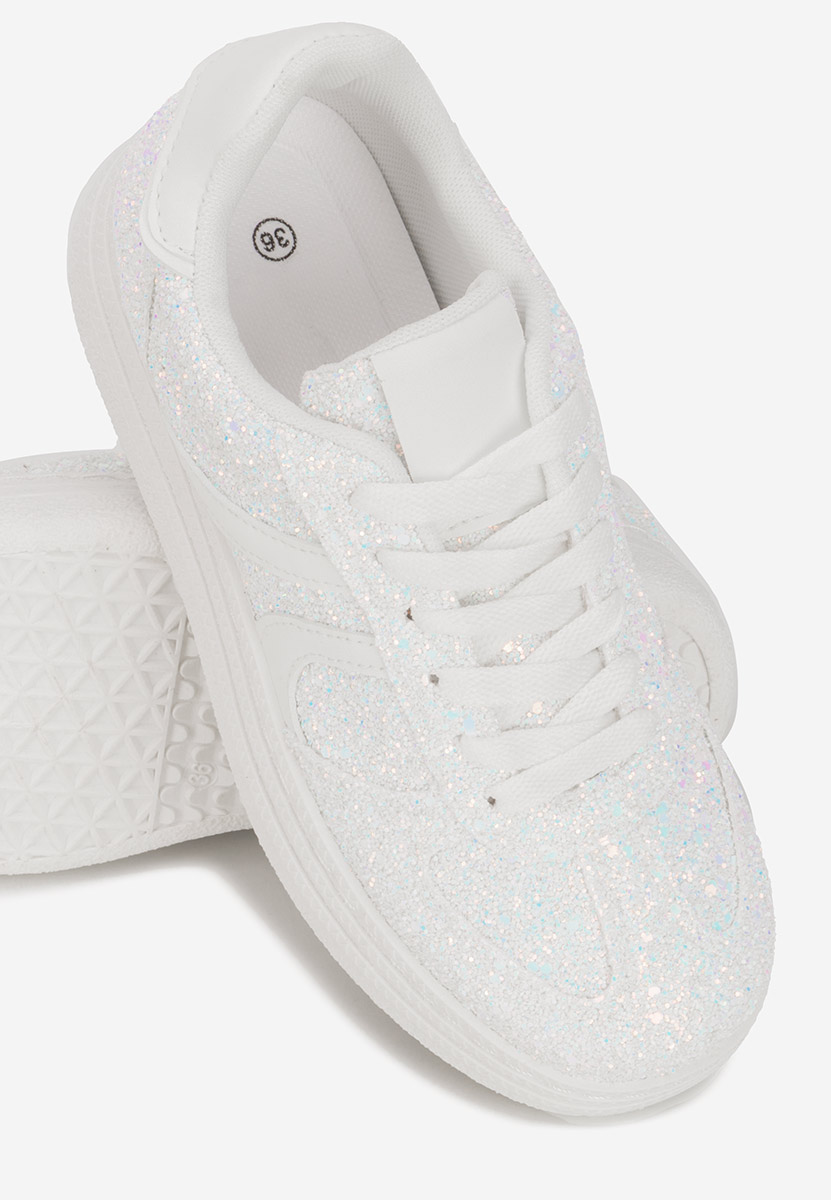 Białe sneakersy damskie Zareena