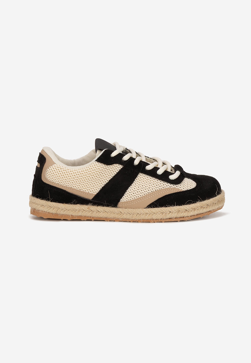 Czarne sneakersy damskie Dianka