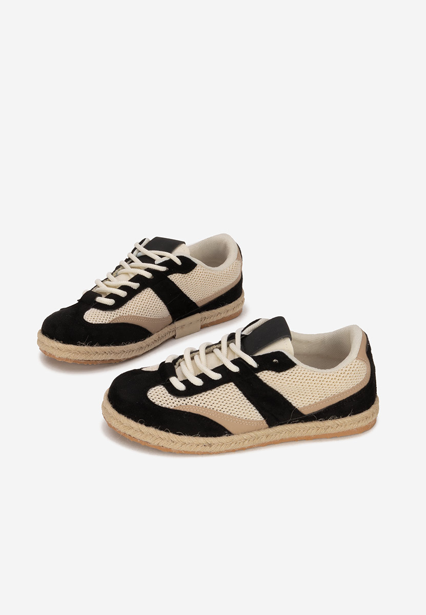 Czarne sneakersy damskie Dianka
