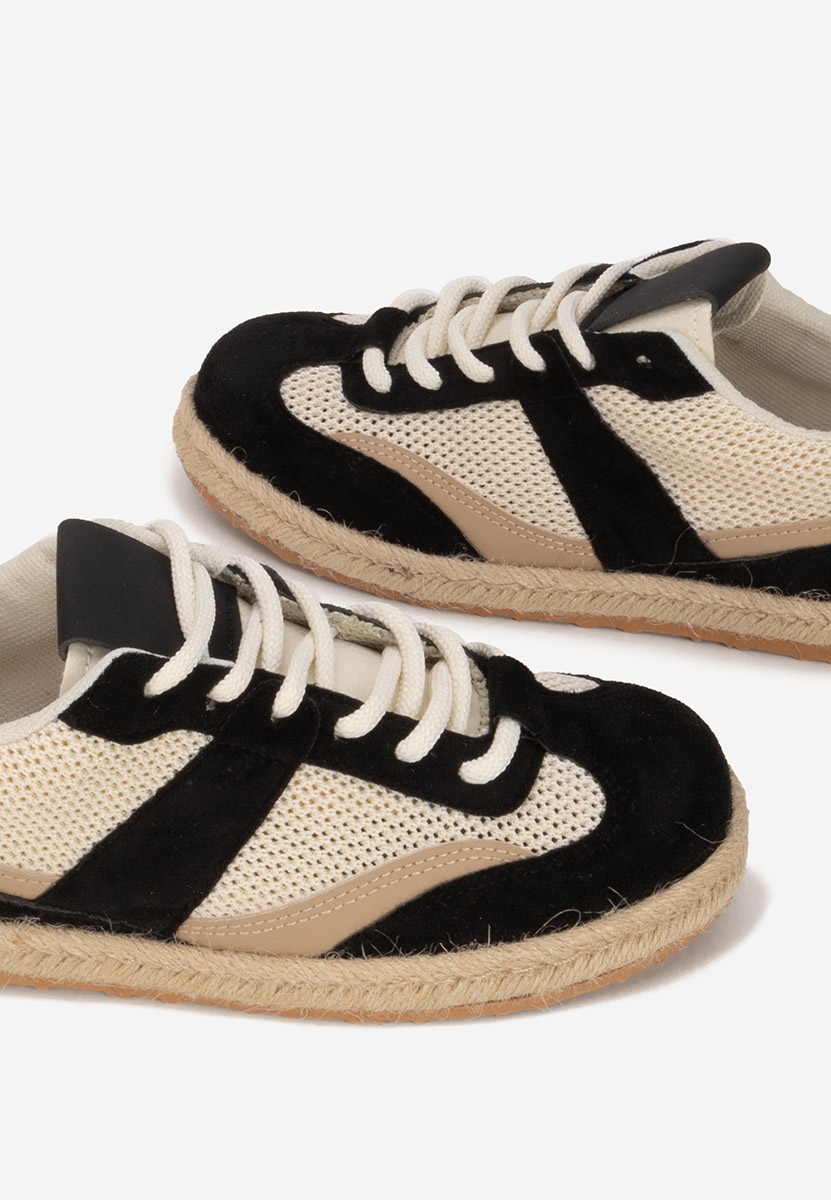 Czarne sneakersy damskie Dianka