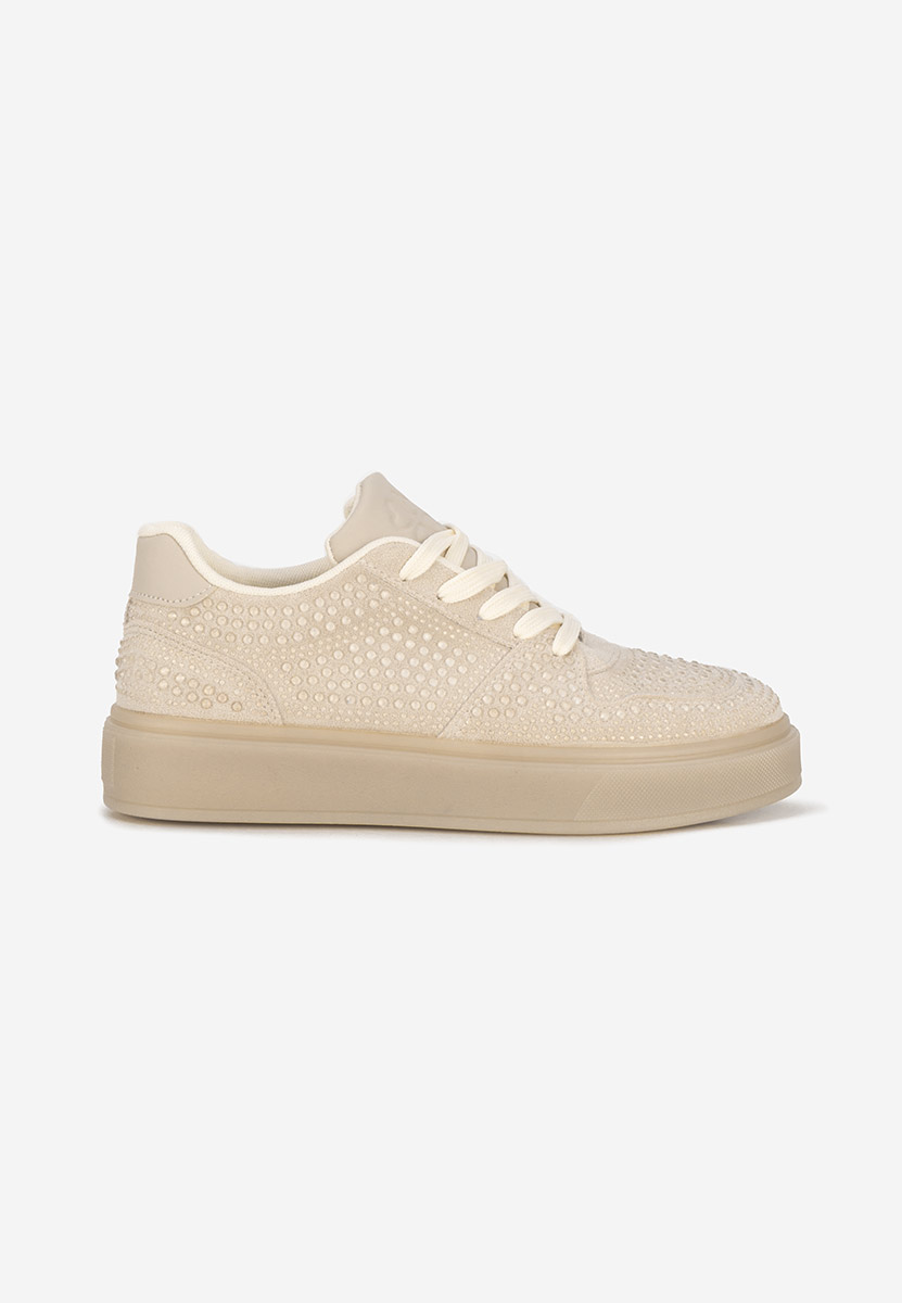 Beżowe sneakersy damskie Olivina