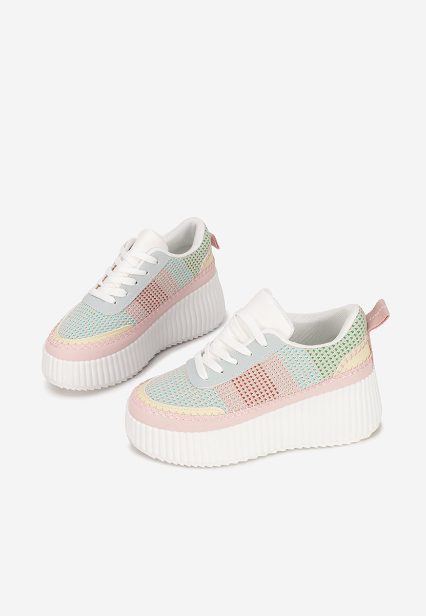 Wielokolorowy sneakersy na platformie Tamylsa