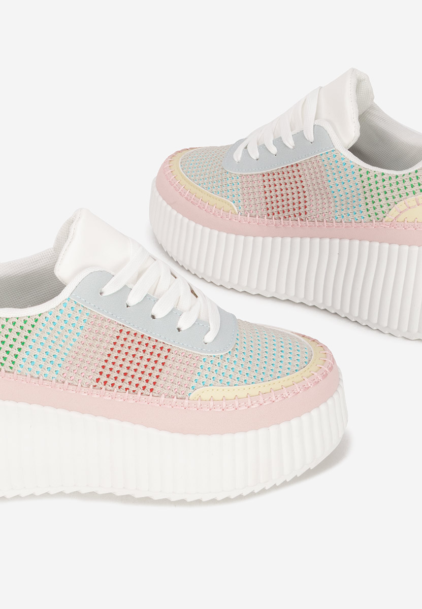 Wielokolorowy sneakersy na platformie Tamylsa