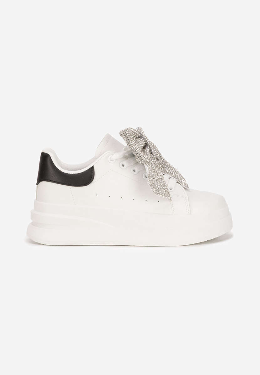Białe sneakersy na platformie Anitta V2
