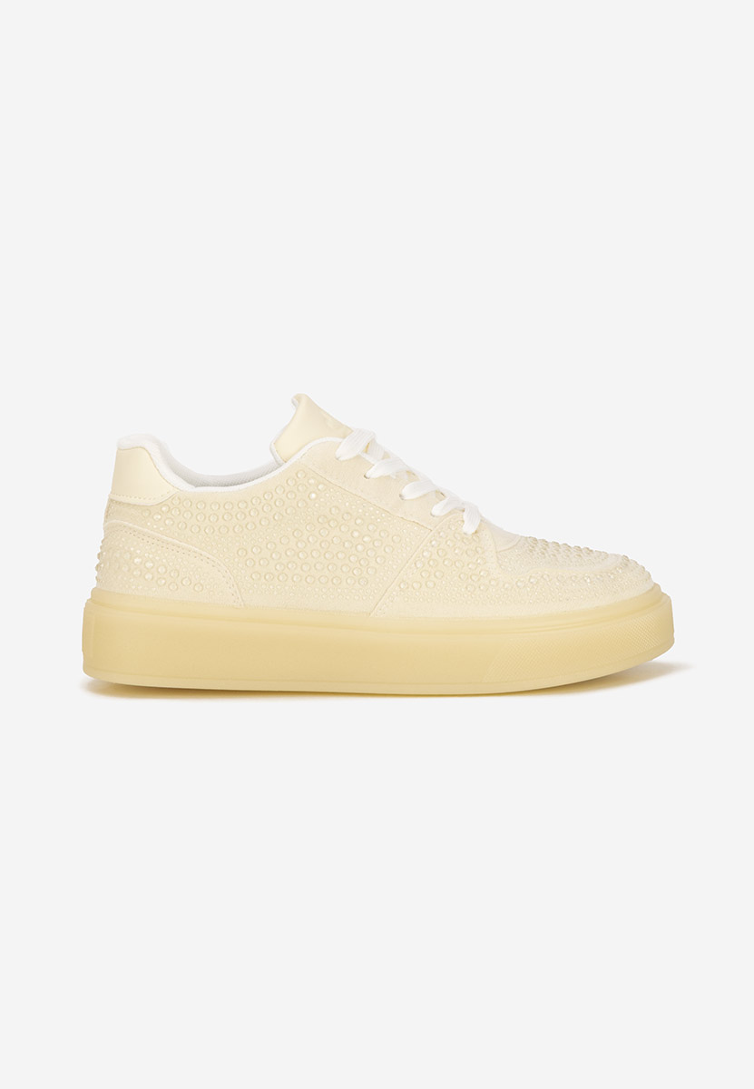 Żółte sneakersy damskie Olivina
