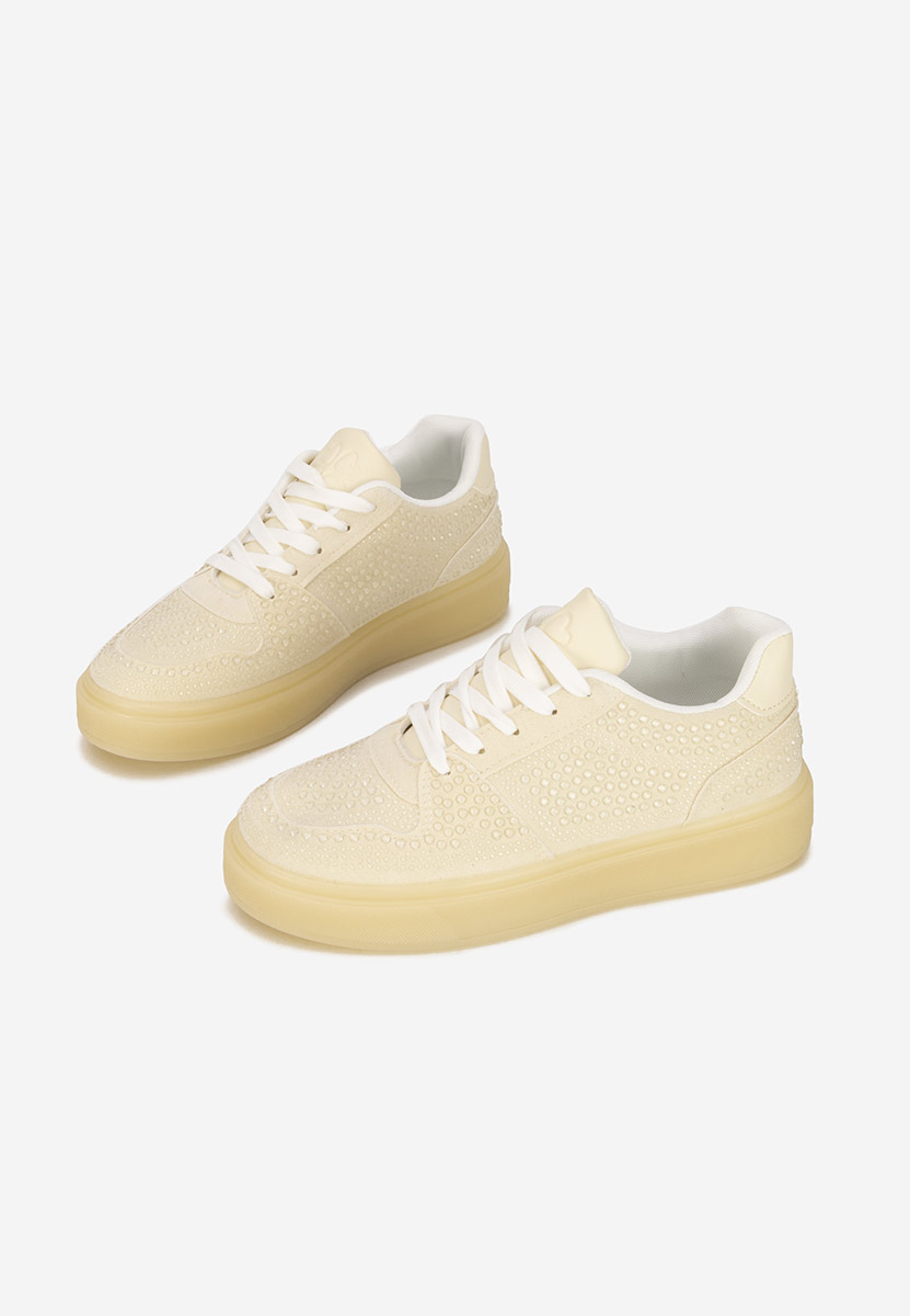 Żółte sneakersy damskie Olivina