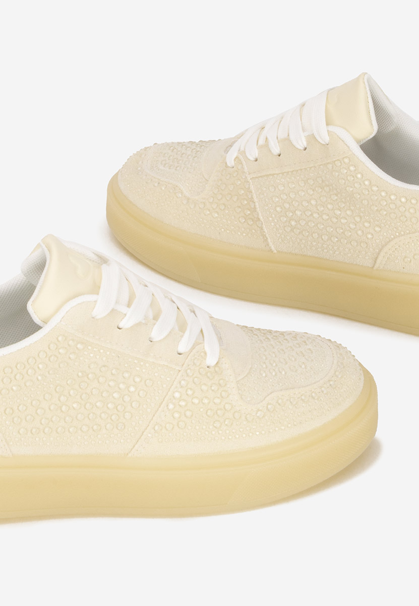 Żółte sneakersy damskie Olivina