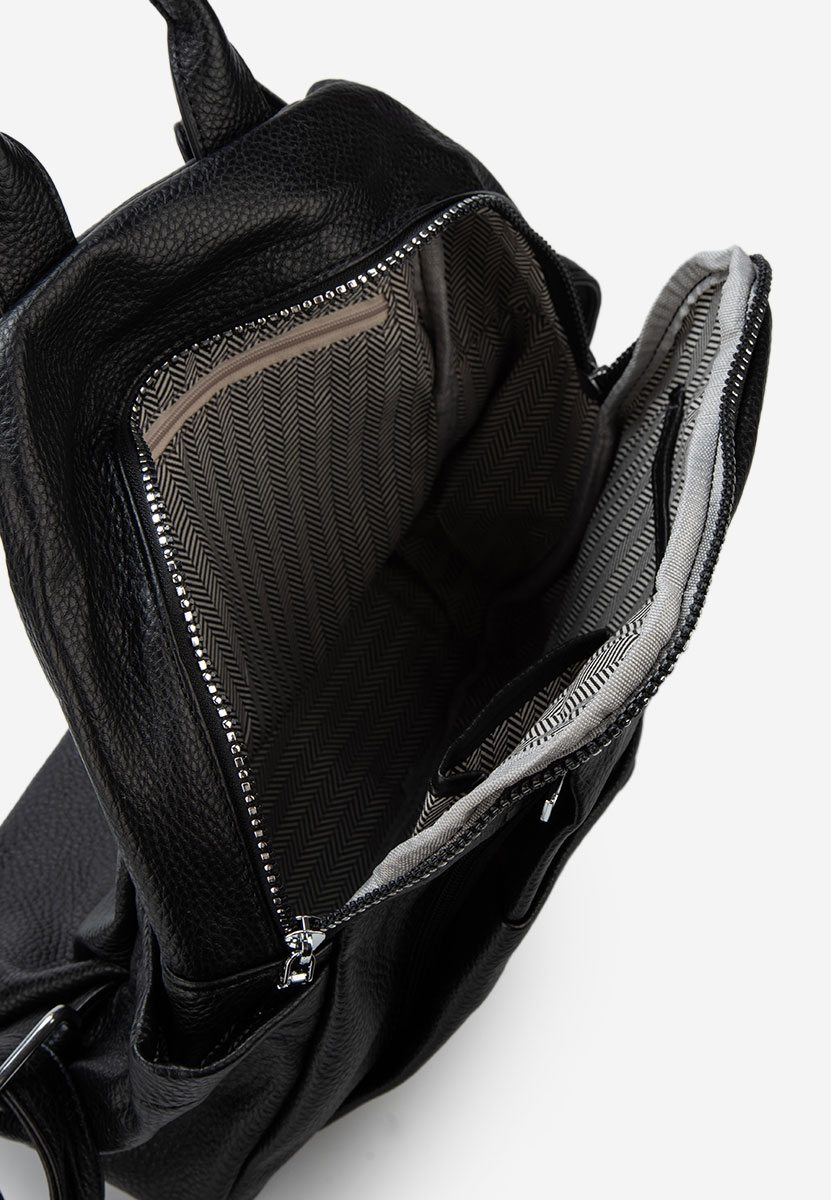 Czarny plecak damska Salomeia